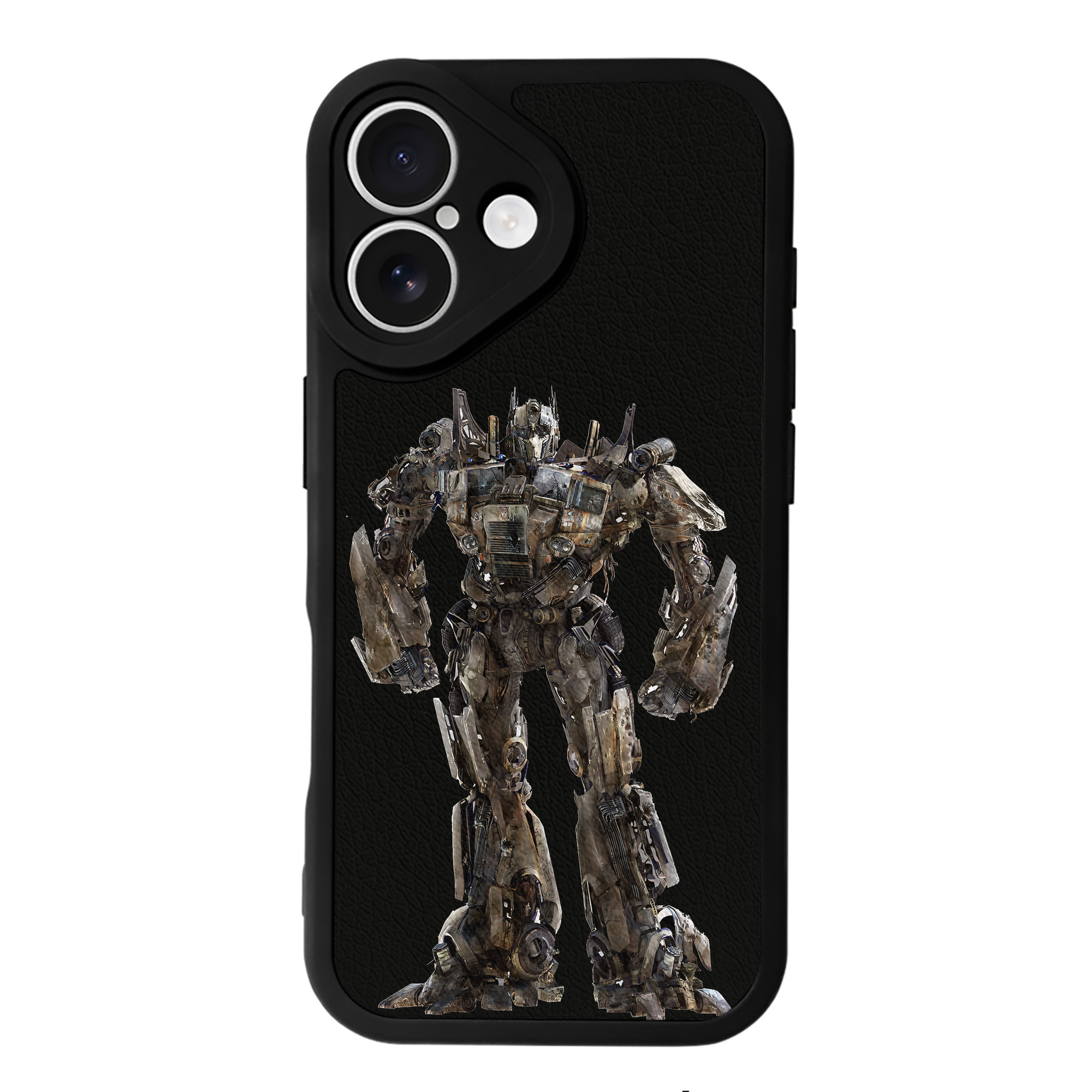 （画像用） Transformers トランスフォーマー 【iPhone 16シリーズ対応】シリコンスマホケース（レザー調） 材質：シリコン